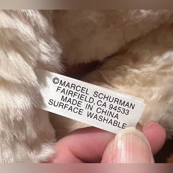 Marcel Schurman 17 inches Soft Stuffed Plush Bunny Rabbit EUC! Spring Easter - Picture 12 of 14